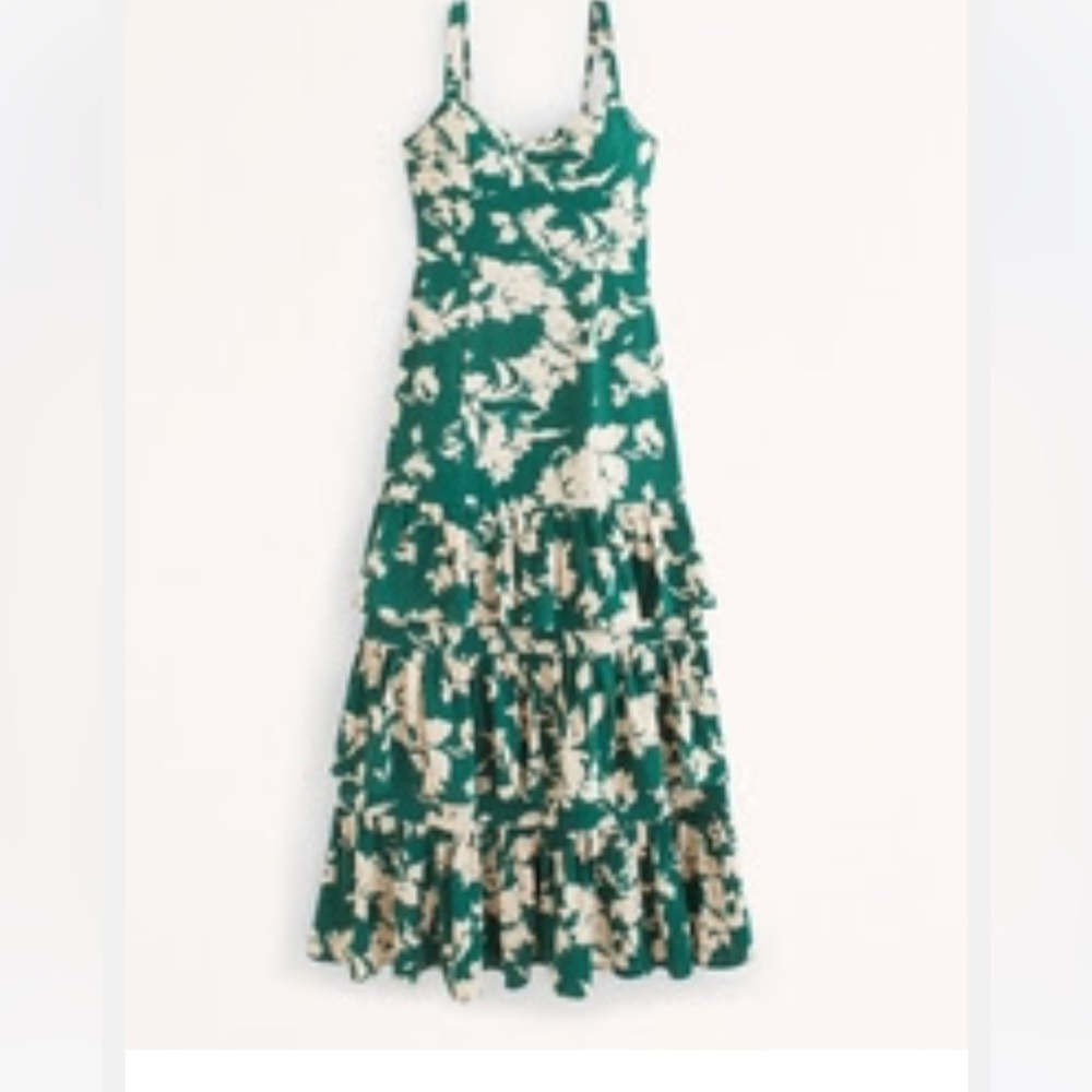 Abercrombie Ruffle Tiered Maxi Dress